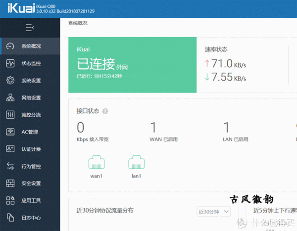 爱快的负载与分流设置